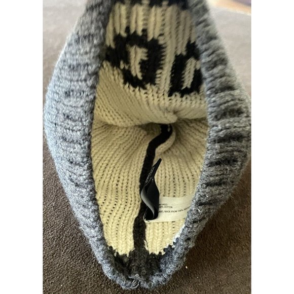 GAP Baby Boys Girls SZ 0-6 Months Gray Boo Knit Halloween Sweater Hat Ha - Picture 5 of 7